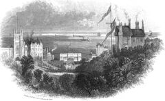 St Leonards view from entrance c1840